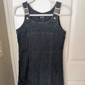 Tolani Denim Mini Dress in Dark Blue